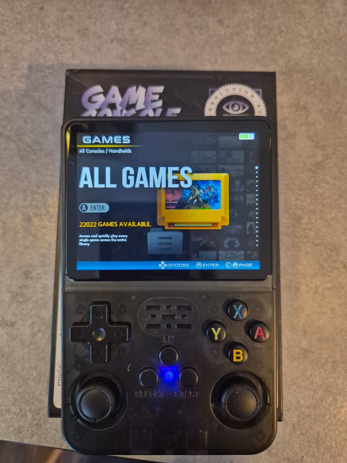 Retro handheld console R36S - 22022 games, Ophalen of Verzenden, Overige merken, Zo goed als nieuw