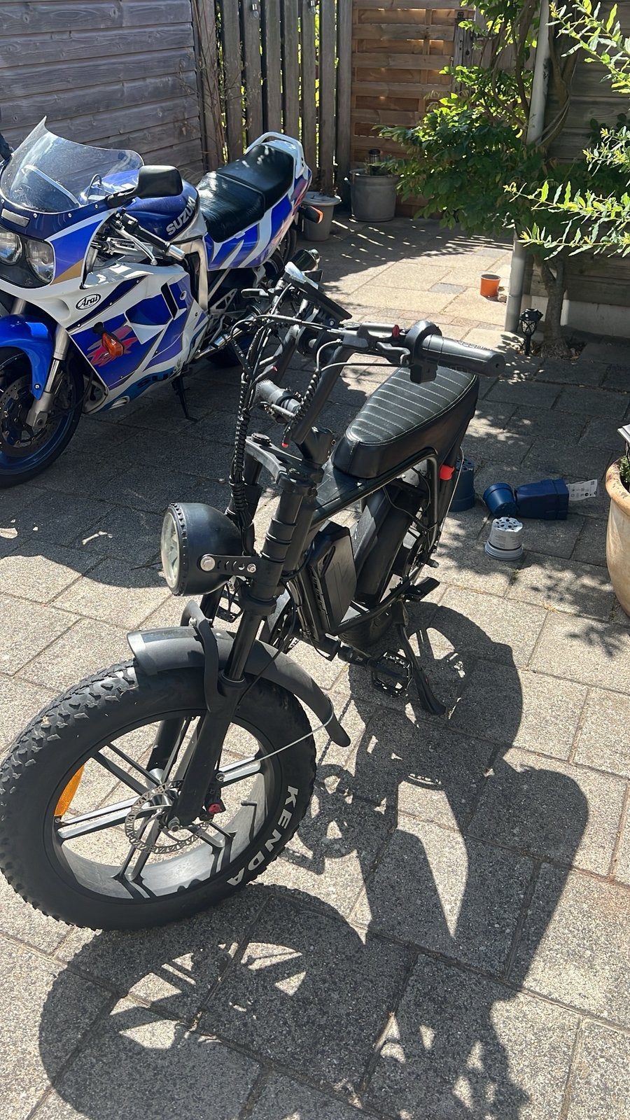 Fatbike ouxi v8 top staat, 59 cm of meer, Ophalen, Zo goed als nieuw, Overige merken