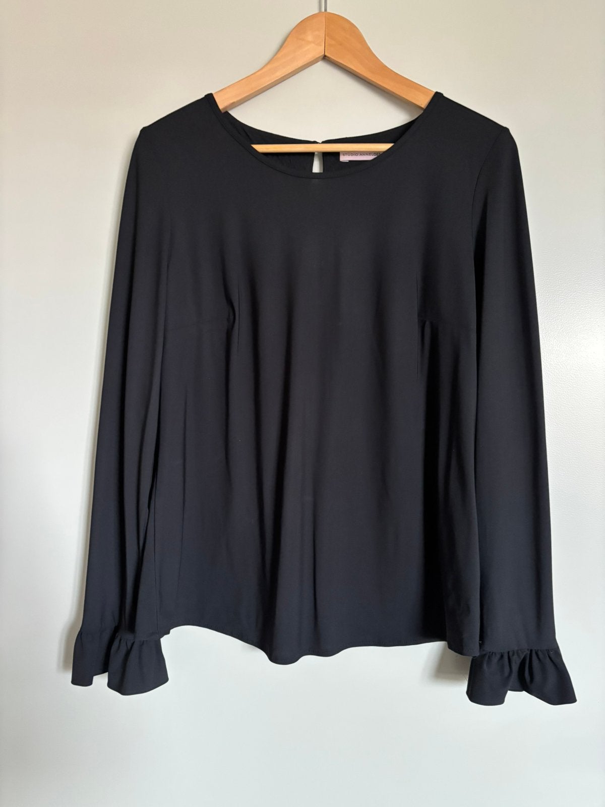 STUDIO ANNELOES Top S zwart, Ophalen of Verzenden, Zo goed als nieuw, Zwart, Lange mouw