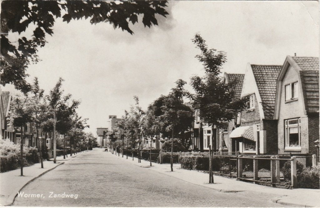 WORMER Zandweg, Verzamelen, Verzenden, 1960 tot 1980, Gelopen, Noord-Holland