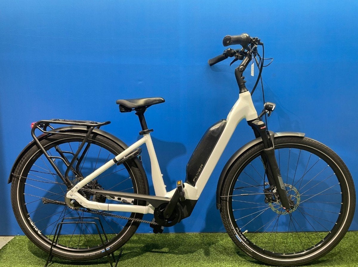 Flyer Upstreet 5 7.43 750wh * Afleverklaar! Dames White, Fietsen en Brommers, Gebruikt, -, 47 tot 50 cm, -