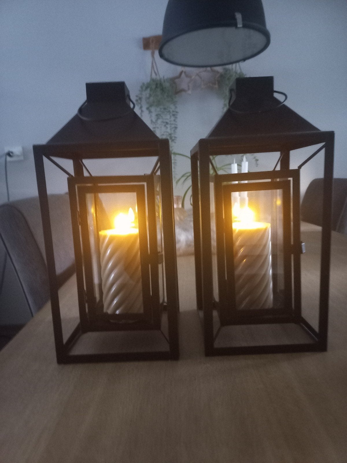 kandelaars 35cm hoog 26cm breed diepte 26cm, Ophalen, Zwart, 35 cm, Zo goed als nieuw