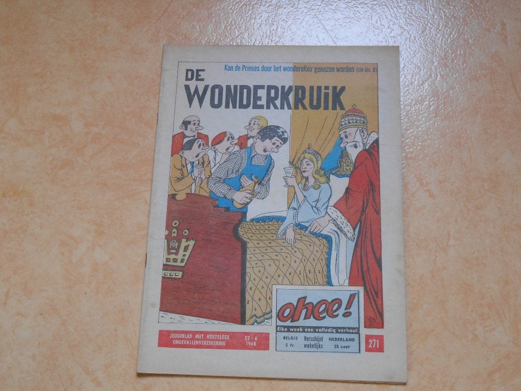 Ohee 271 De wonderkruik 1968., Eén stripboek, Ophalen of Verzenden, Zo goed als nieuw
