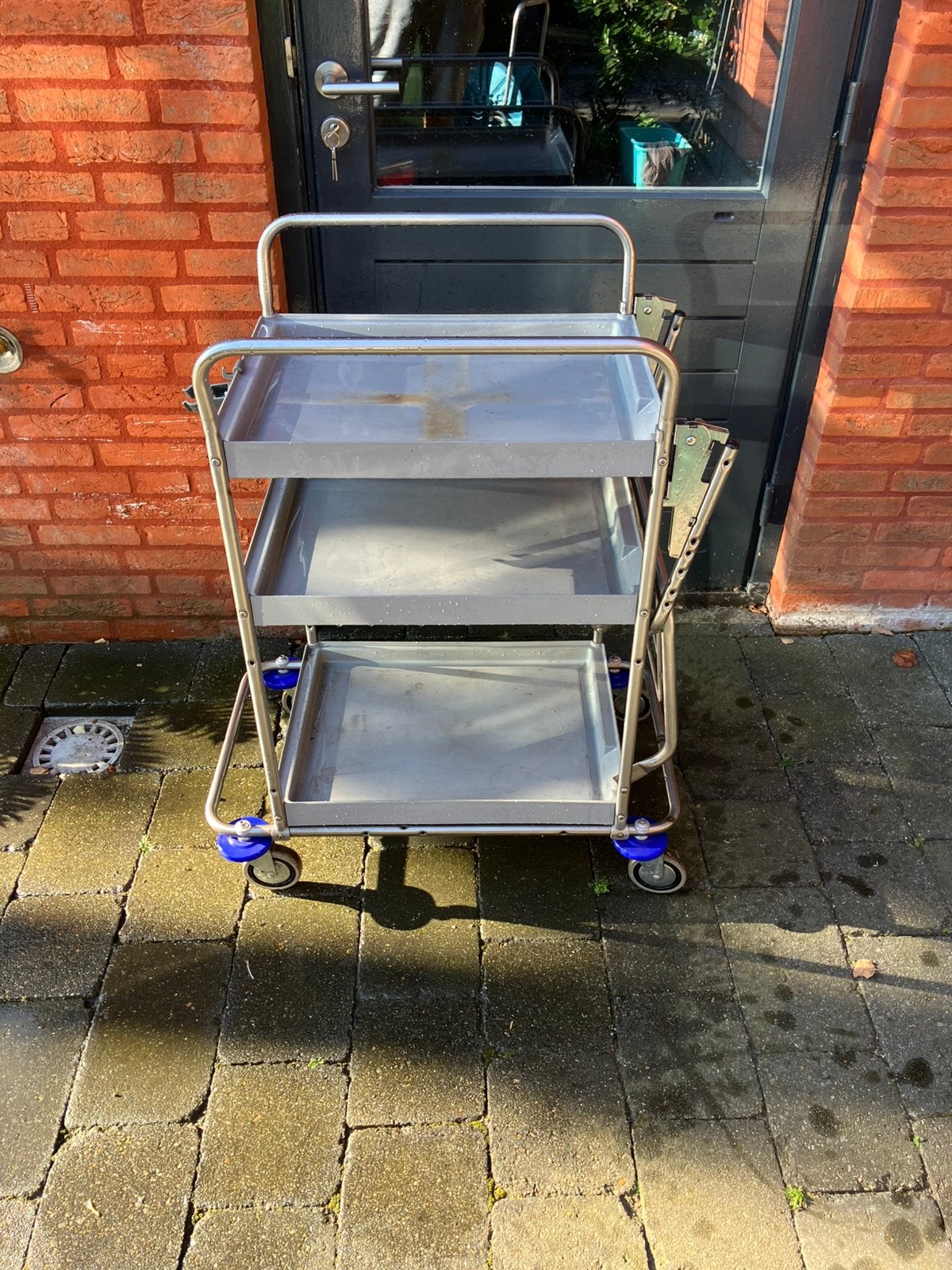 Transport plateau wagentje, Doe-het-zelf en Verbouw, Transportwagens, 100 liter of meer, Ophalen, Zo goed als nieuw, Transportkar