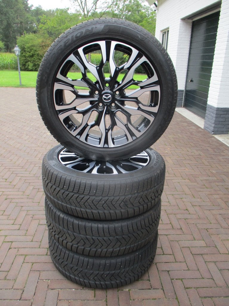 Orig. Mazda CX60 20 inch velgen CX-60 CX5 winterbanden NWST, Auto-onderdelen, Gebruikt, Banden en Velgen, 235 mm, Personenwagen