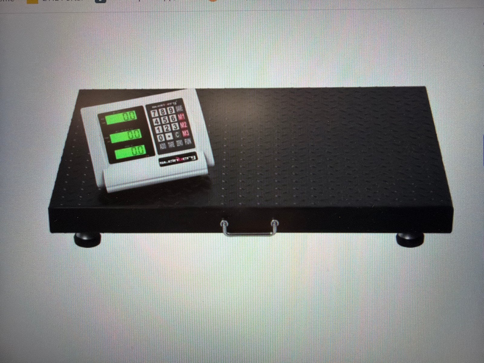 Vloerweegschaal 1000kg/0,2kg 60x80cm LCD draadloos, Doe-het-zelf en Verbouw, Weegschalen, Nieuw, Ophalen of Verzenden, 200 kg of meer