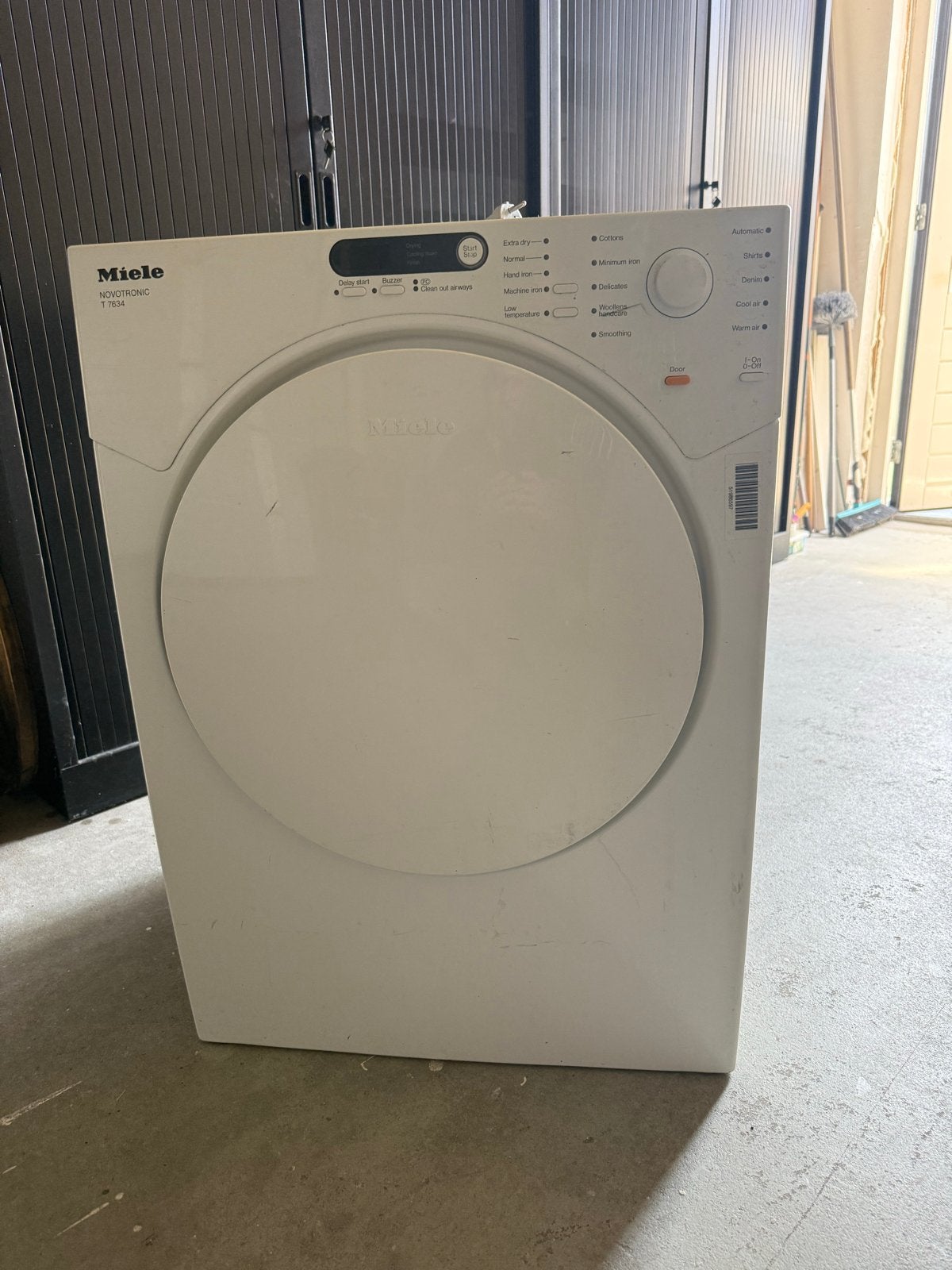 Miele Novotronic T 7634 Wasdroger - Gebruikt, Witgoed en Apparatuur, Wasdrogers, Ophalen, 6 tot 8 kg, Gebruikt, Luchtafvoer