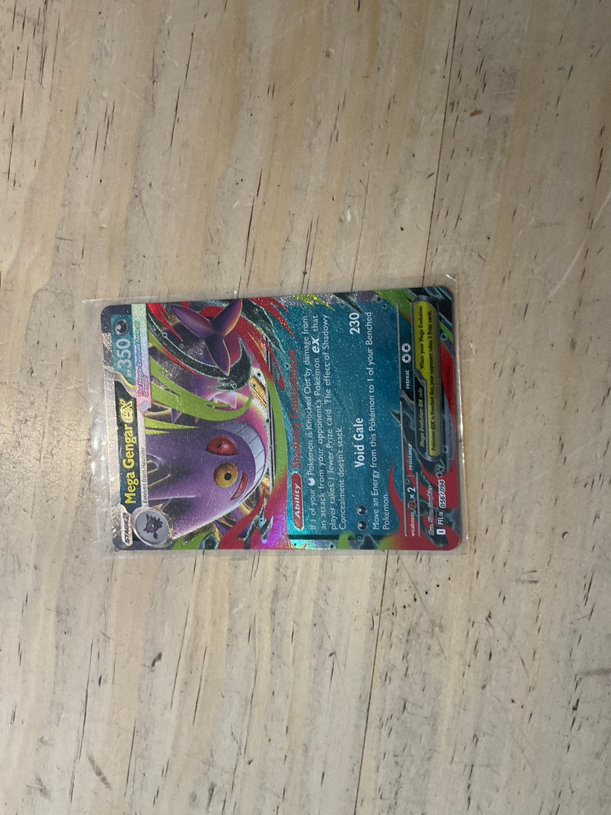 Gengar ex uit Phantasmal Phlames, Ophalen of Verzenden, Zo goed als nieuw, Losse kaart, Foil