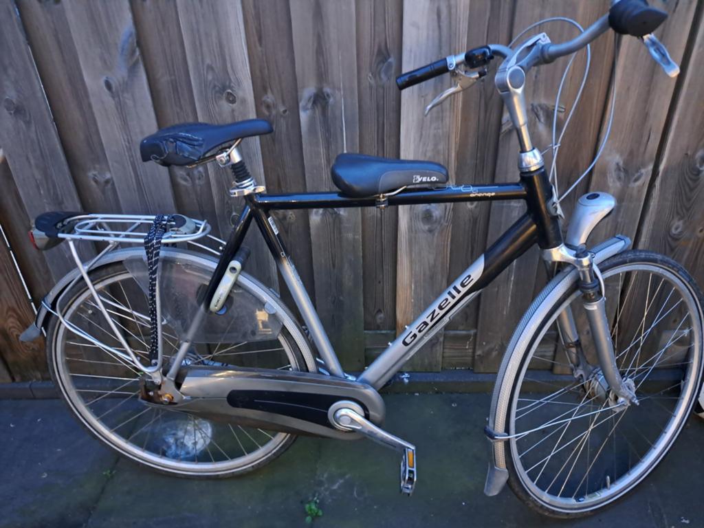 Gazelle fiets met kinderzitje, Velgrem, Versnellingen, Ophalen of Verzenden, Gazelle