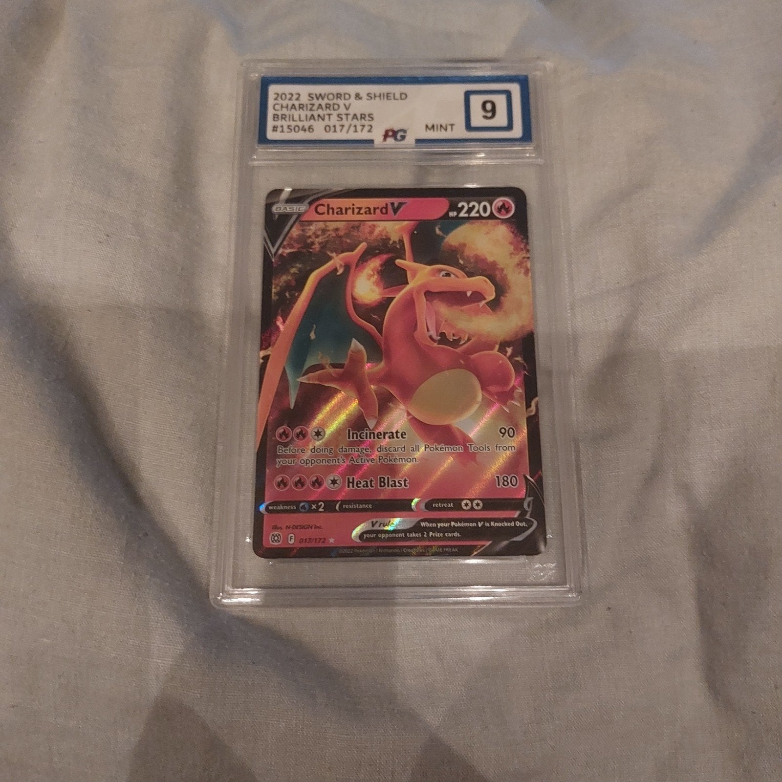 Charizard V pokemon kaart, Ophalen