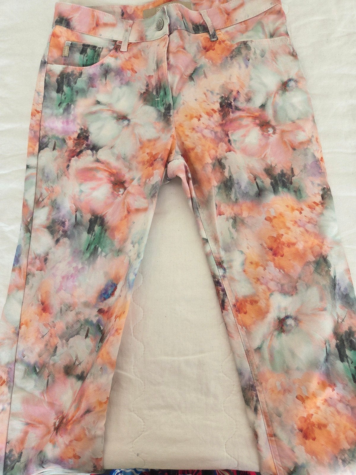 7/8 broek Zerres multicolor, Maat 38/40 (M), Overige kleuren, Ophalen of Verzenden, Zo goed als nieuw