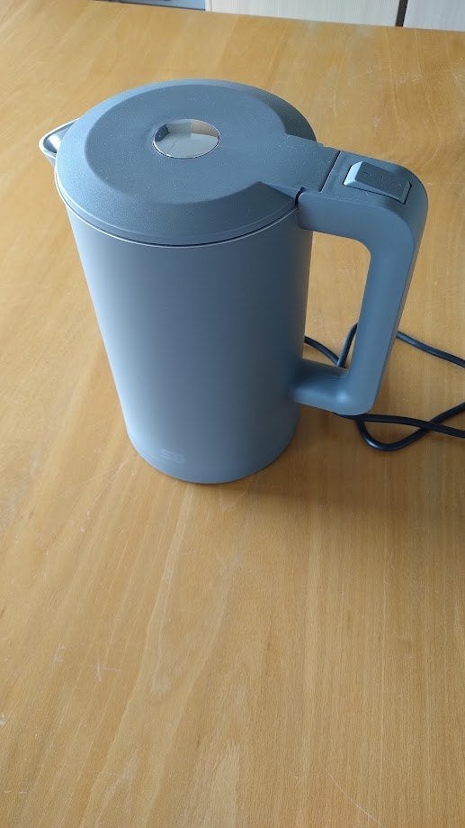 z.g.a.n. Grijze SB Electronics Waterkoker RVS 1.7L 2150 W, 1 tot 2 liter, Ophalen, Zo goed als nieuw, Rvs