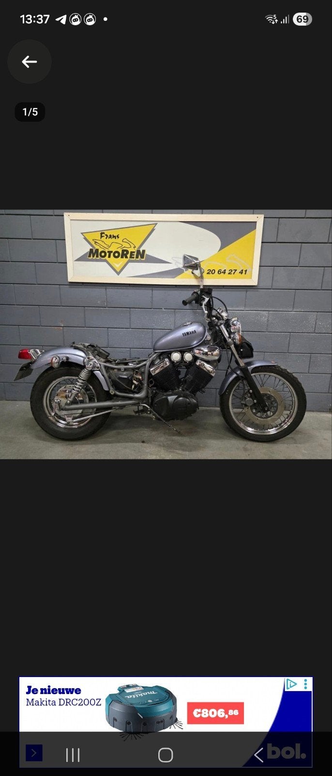 yamaha Virago 535, Ophalen of Verzenden, Nieuw