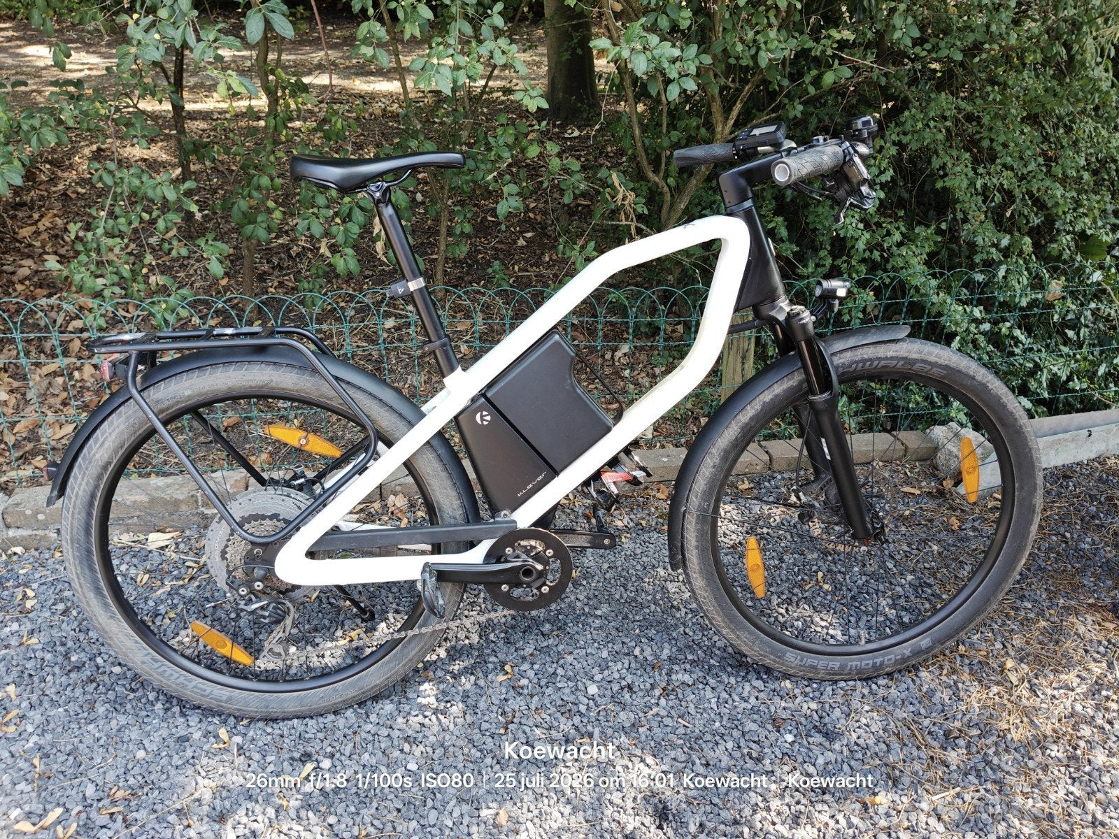Klever X-Comfort E-bike wit, maat M, Fietsen en Brommers, Elektrische fietsen, Gebruikt, 51 tot 55 cm, 50 km per accu of meer