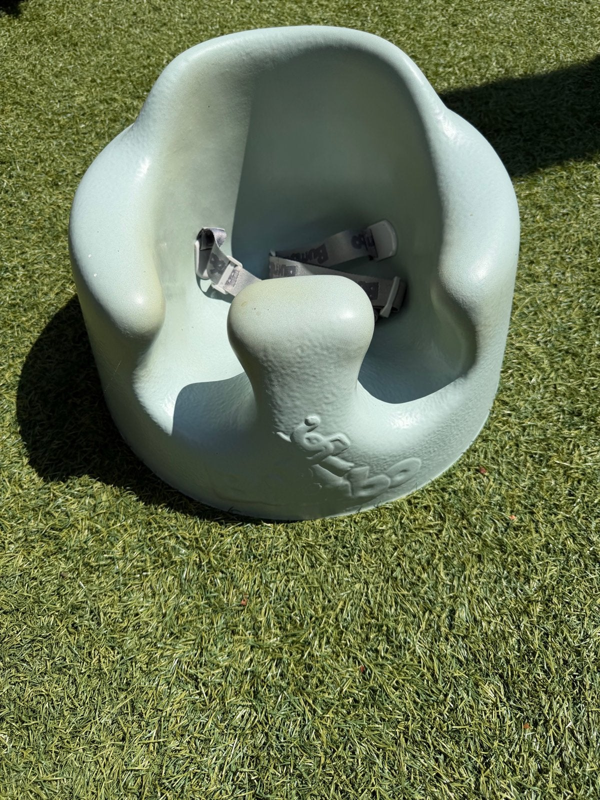 Bumbo Babyzitje - Lichtgroen met Gordel, Ophalen of Verzenden, Gebruikt, Overige typen, Gordel(s)