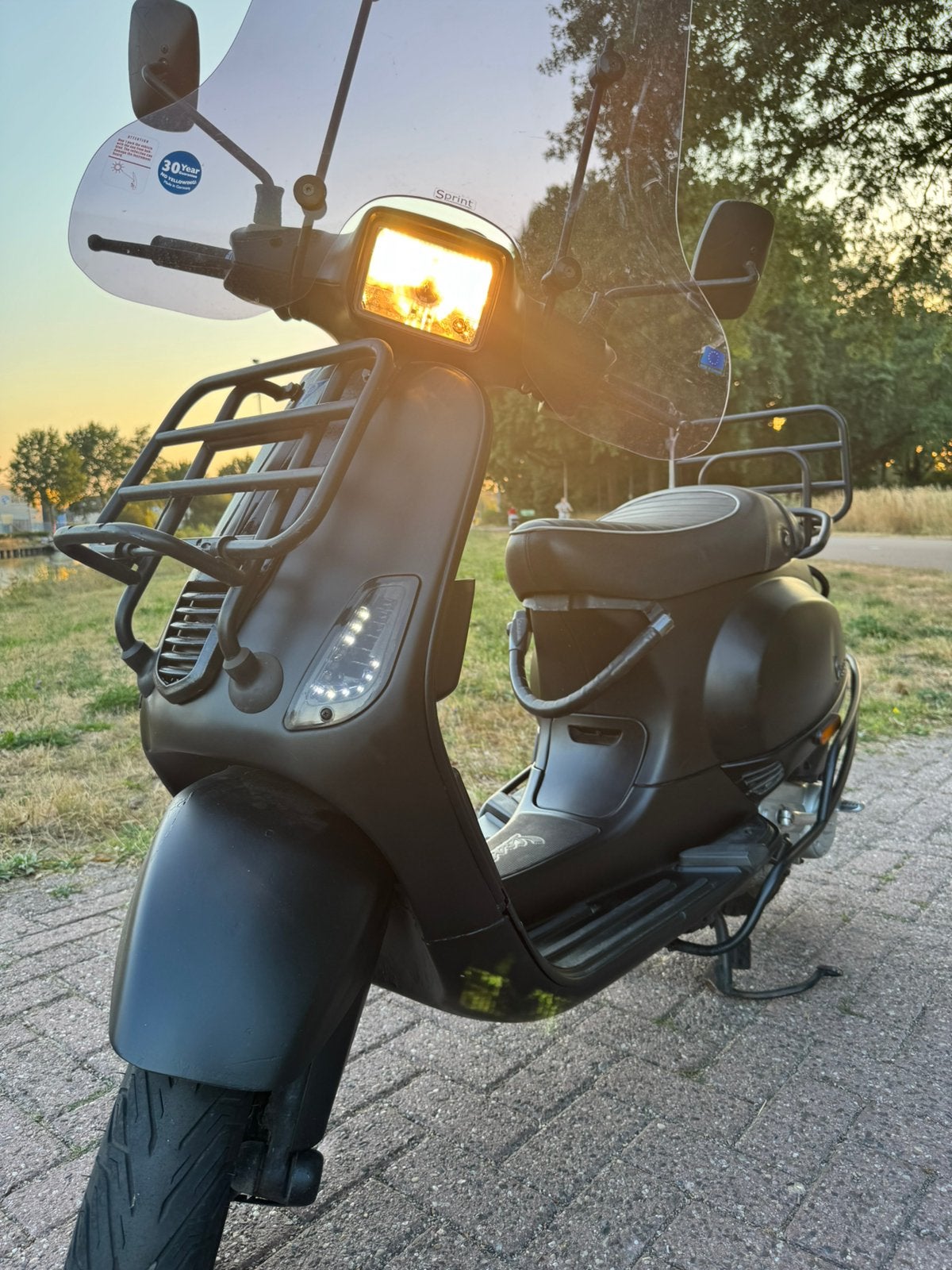 Vespa lx 50 s snor scooter blauw kenteken, Ophalen, Gebruikt, Vespa S, Benzine