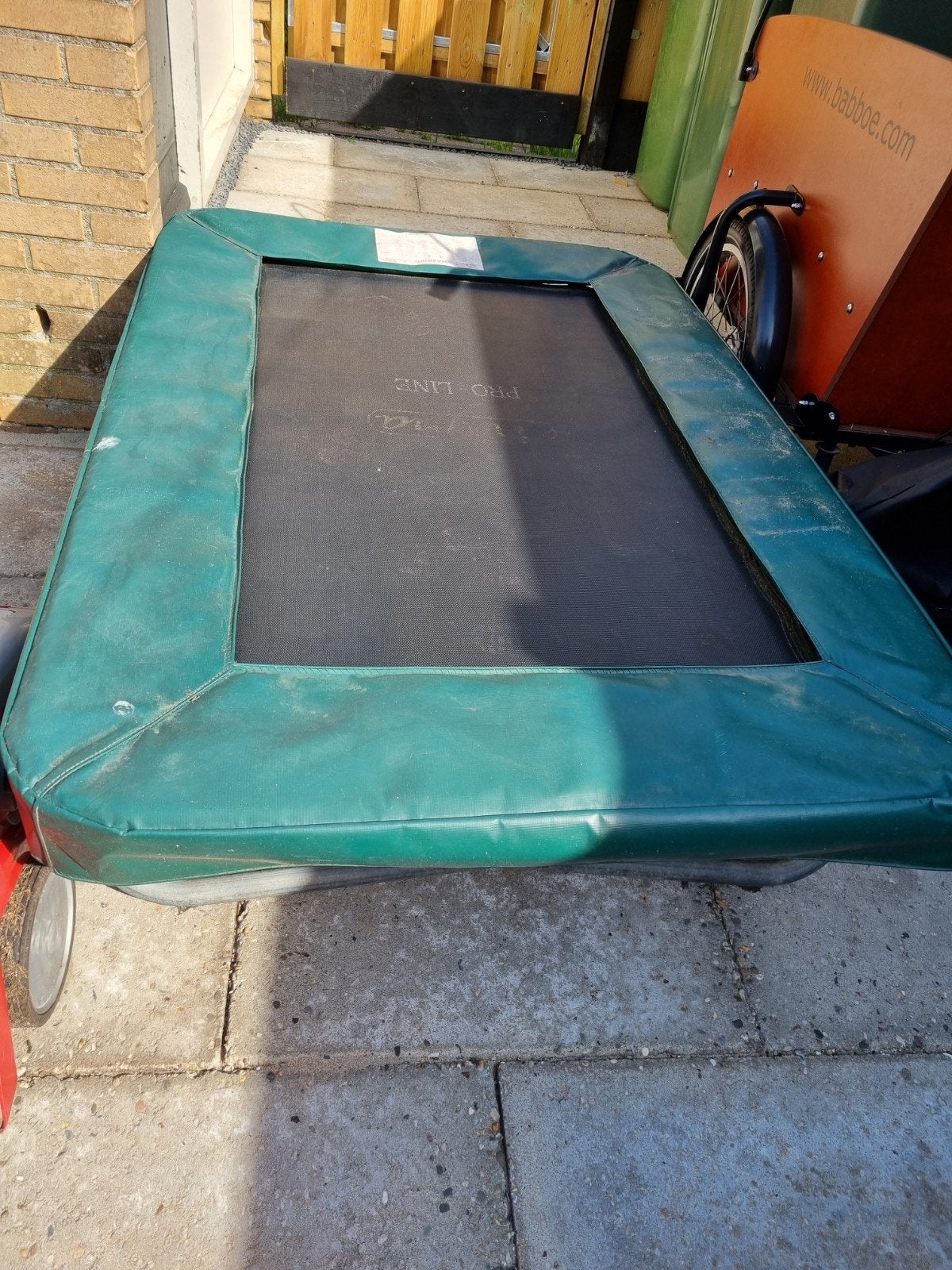 Trampoline pro-line 150x90cm, Ophalen, Gebruikt