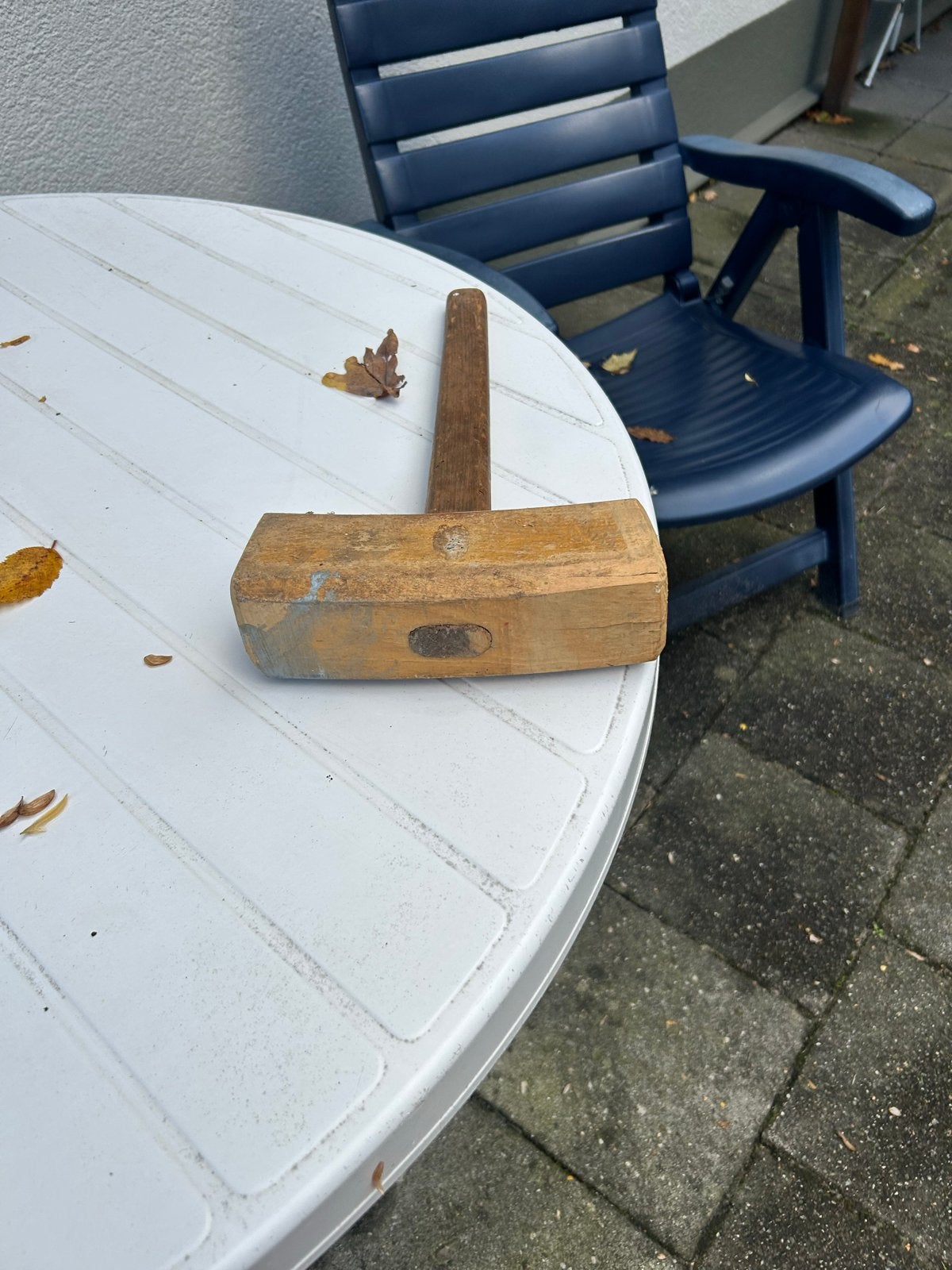 Houten hamer - Gebruikt, Ophalen of Verzenden, Gebruikt, Hamer, Overige merken