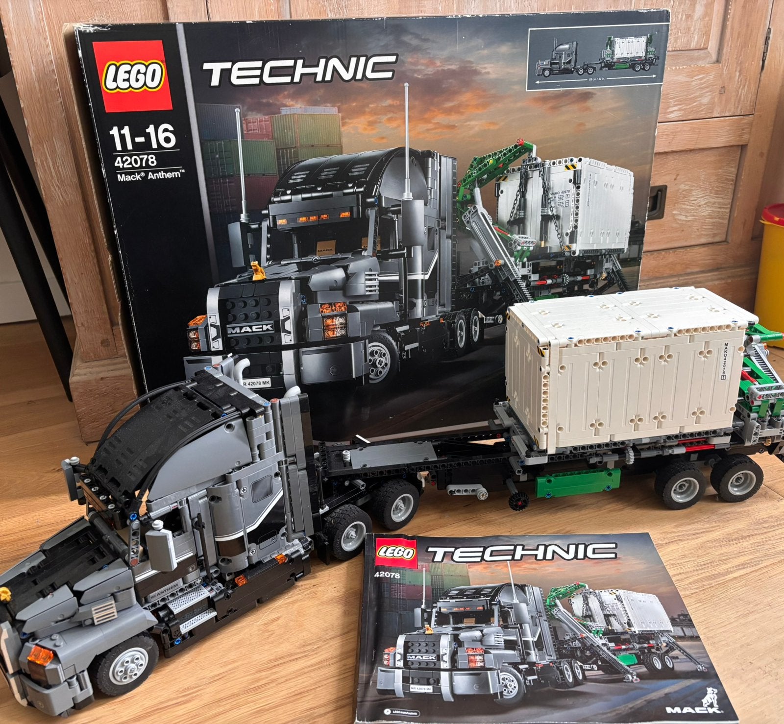 Lego Technic 42078 Mack Anthem incl doos, Ophalen, Compleet, Lego, Zo goed als nieuw