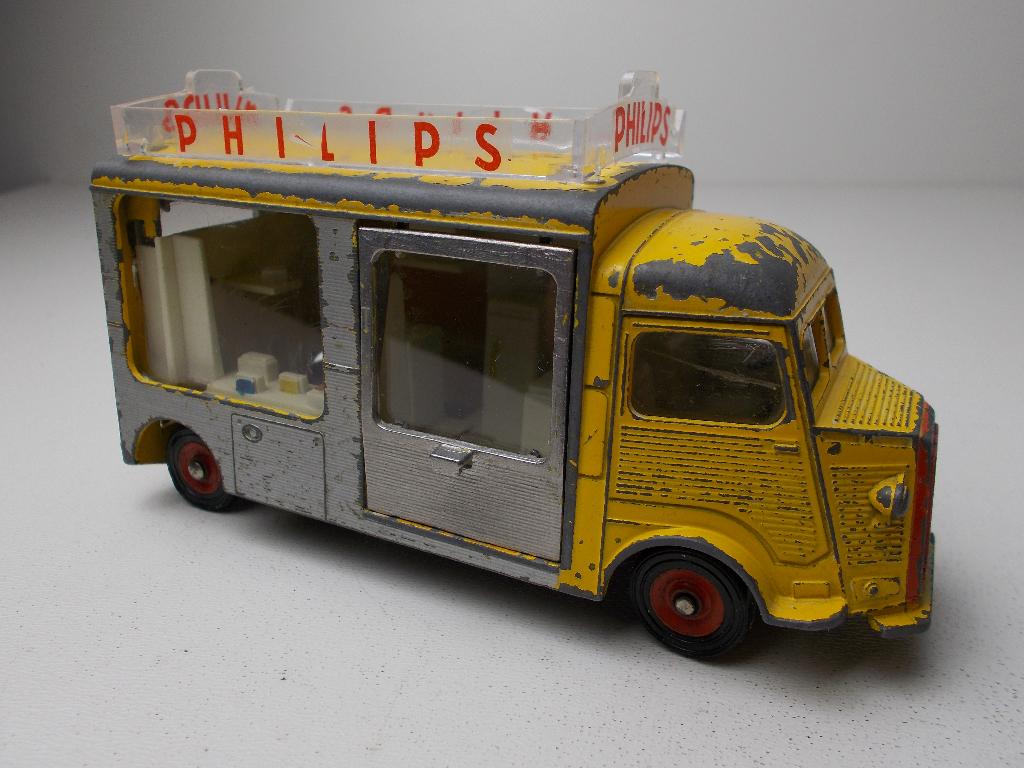 1964 Dinky Toys 587 CITROEN 1200K CARROSSERIE PHILIPS!, Ophalen of Verzenden, Gebruikt, Bus of Vrachtwagen, Dinky Toys