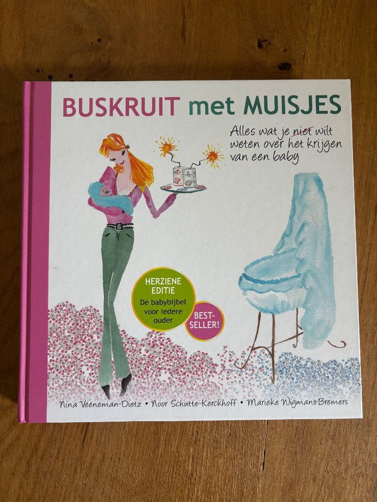 Buskruit met muisjes, Zwangerschap en Bevalling, Ophalen of Verzenden, Zo goed als nieuw, Nina Veeneman-Dietz