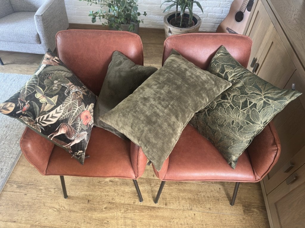 4x sierkussen Claudi, Huis en Inrichting, Ophalen, Zo goed als nieuw, Sierkussen, Claudi