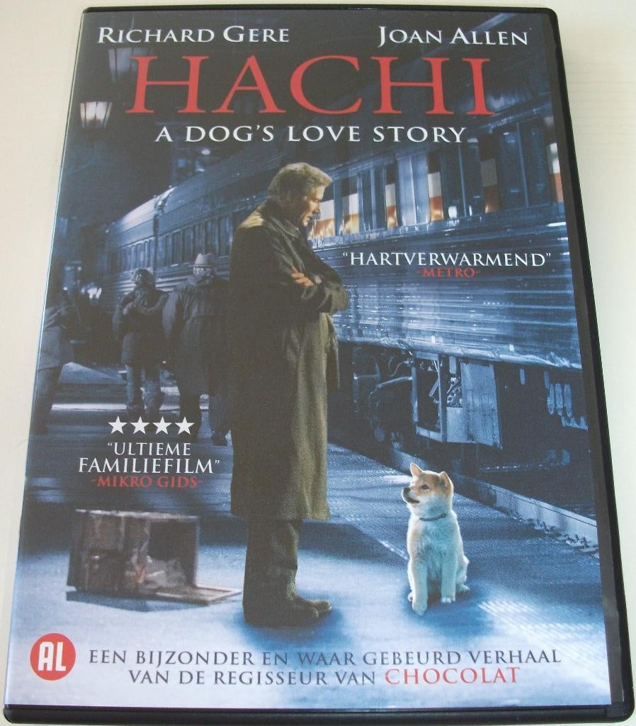 Dvd *** HACHI *** A Dog's Love Story, Alle leeftijden, Ophalen of Verzenden, Zo goed als nieuw, Waargebeurd drama