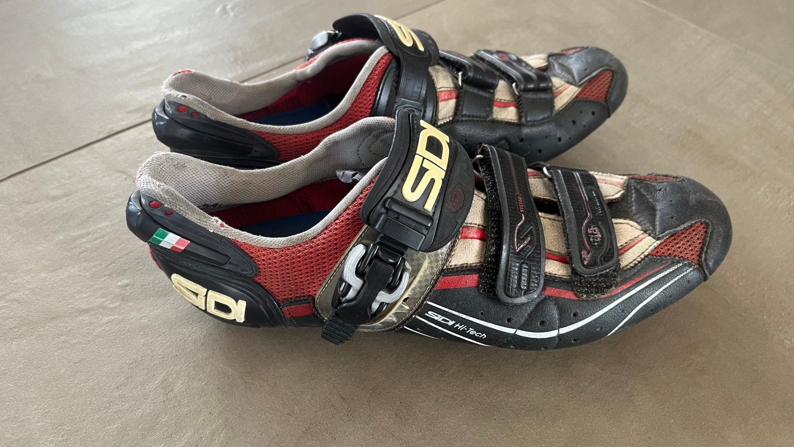 Sidi racefietsschoenen 46 fietsschoenen zwart carbon zool, Ophalen of Verzenden, Gebruikt, Schoenen