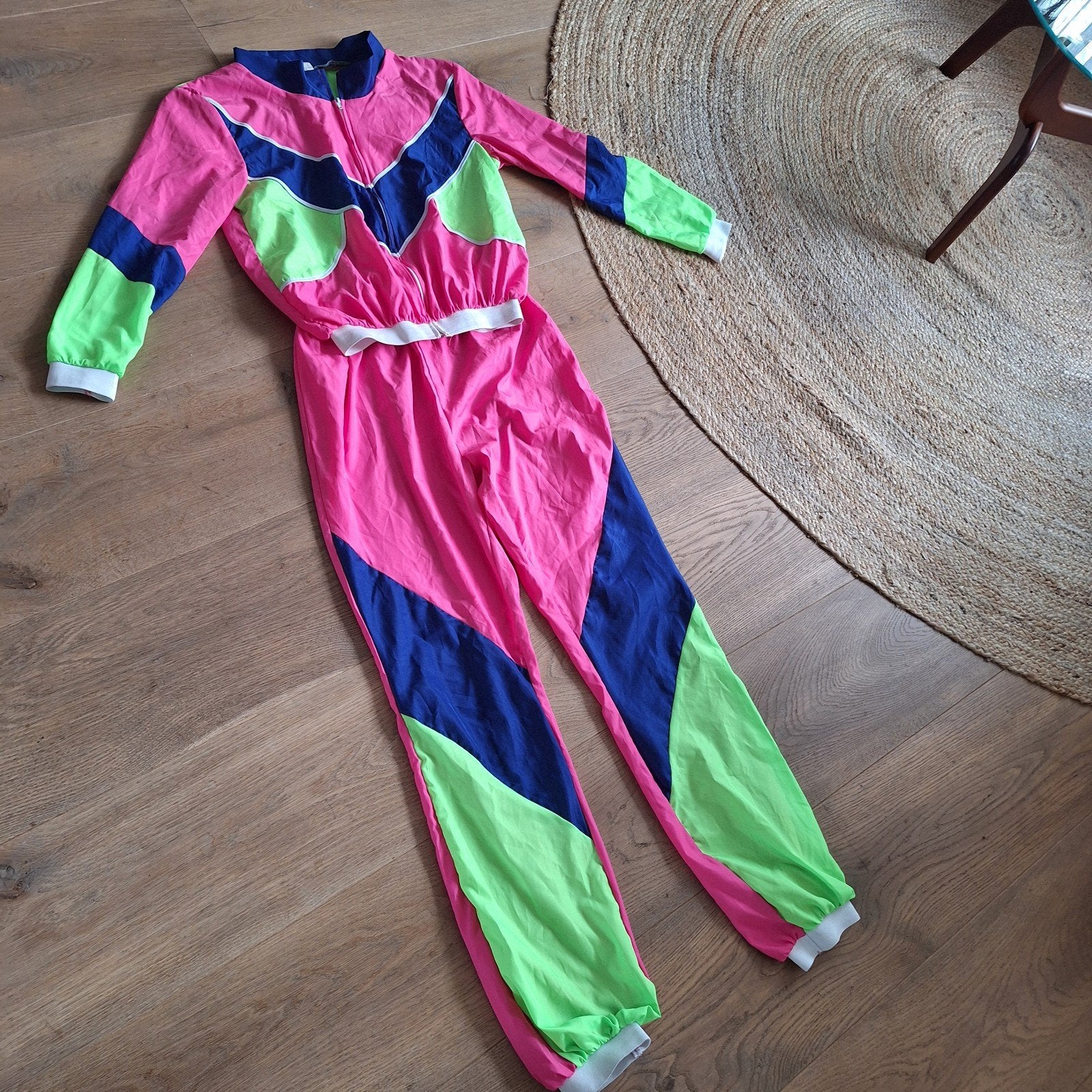 fout trainingspak 80'sc90's disco retro S, Verzenden, Overige thema's, Kleding, Maat 36 (S)