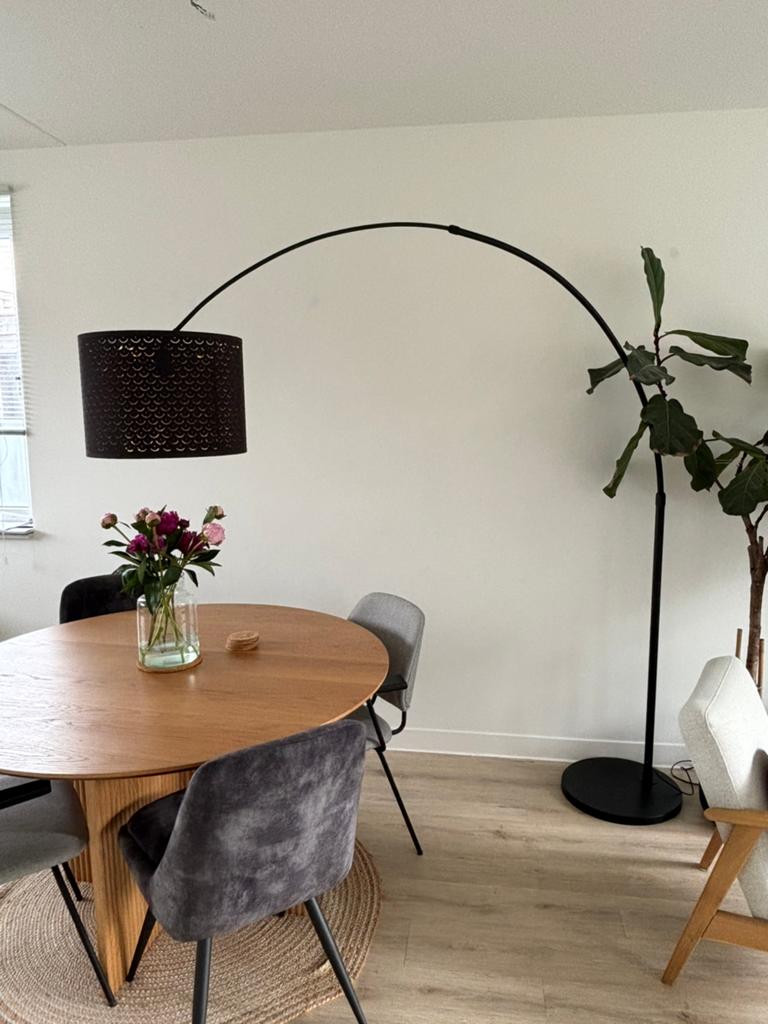 Grote booglamp, Huis en Inrichting, Lampen | Vloerlampen, Ophalen, Zo goed als nieuw, 200 cm of meer