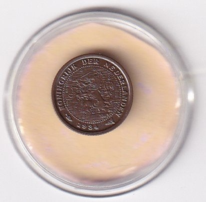 1/2 Cent 1934 Zeer Goed, Verzenden, Koningin Wilhelmina, Overige waardes, Losse munt