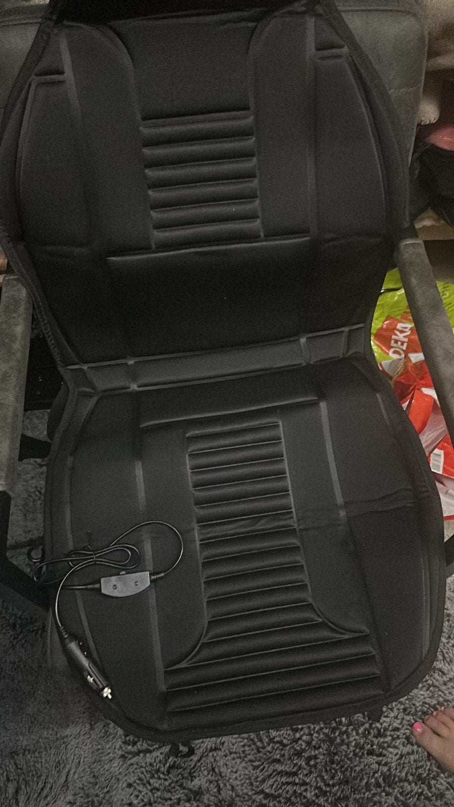 Verwarmde Autostoelhoes - Comfortabel en Warm, Auto diversen, Ophalen of Verzenden, Zo goed als nieuw