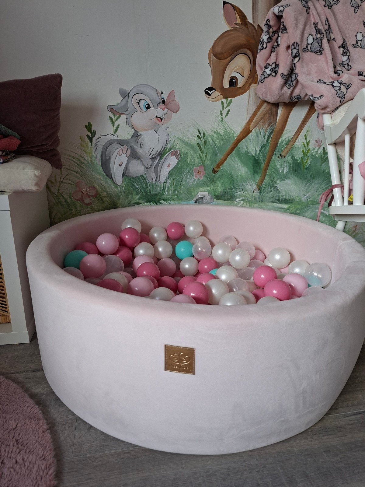 Roze ballenbak met ballen voor kinderen, Ophalen, Gebruikt, Jongen of Meisje