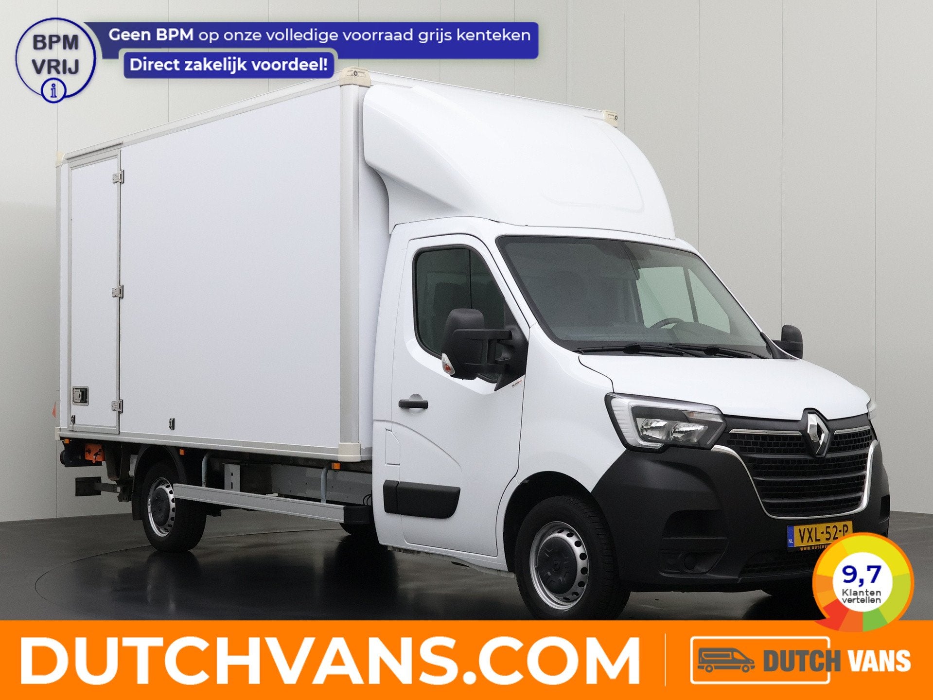 Renault Master 2.3DCi 165PK Bakwagen+Laadklep | Zijdeur | Da, Dealer onderhouden, Achterwielaandrijving, Gebruikt, Euro 6
