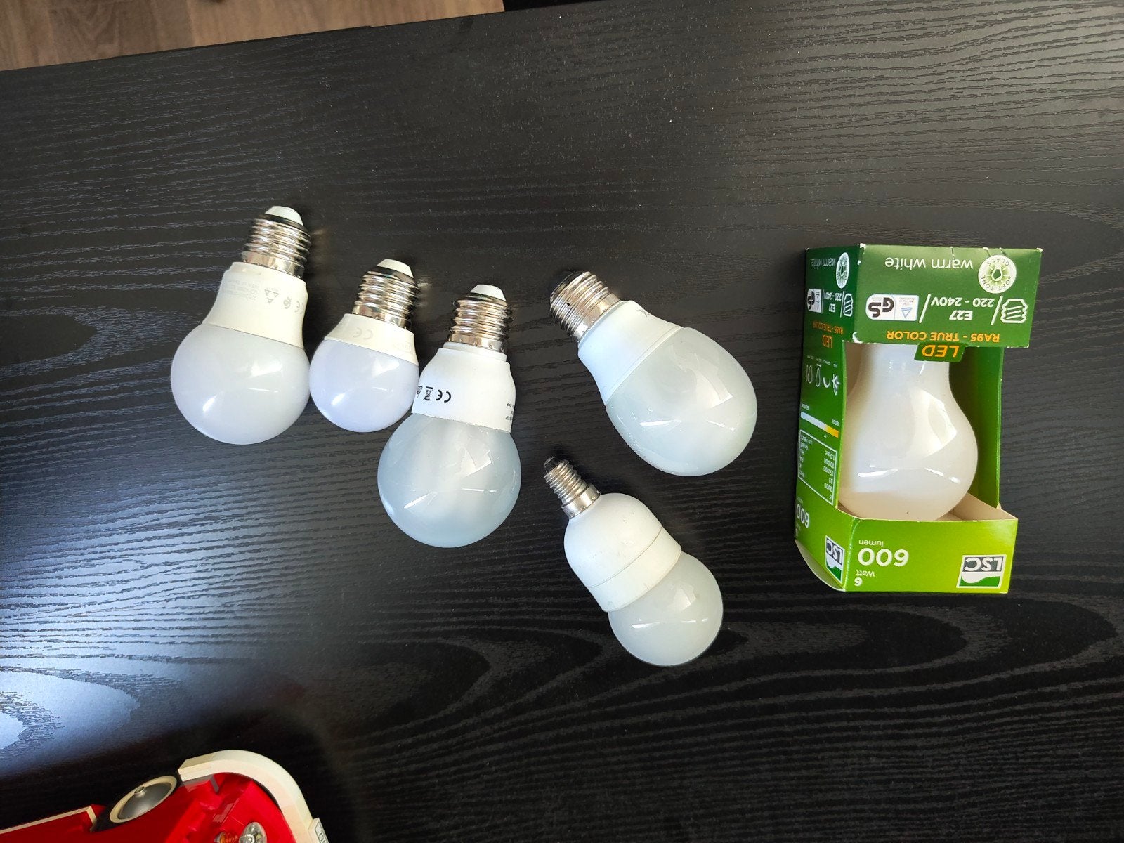 LED lampen E27 - Diverse merken (Philips, IKEA, LSC), Led-lamp, Gebruikt, Warm wit, Philips