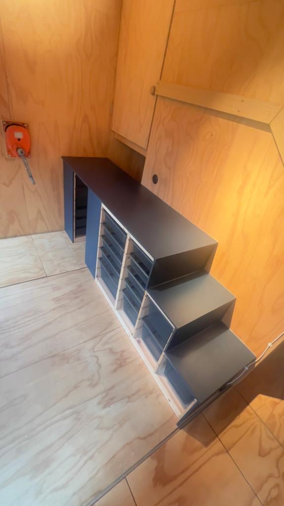 Opbergkast / commode / trap, Huis en Inrichting, Kasten | Ladekasten, Ophalen, Zo goed als nieuw, 3 of 4 laden, 200 cm of meer