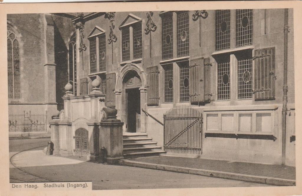 den haag- stadhuis, Ophalen of Verzenden, Voor 1920, Zuid-Holland