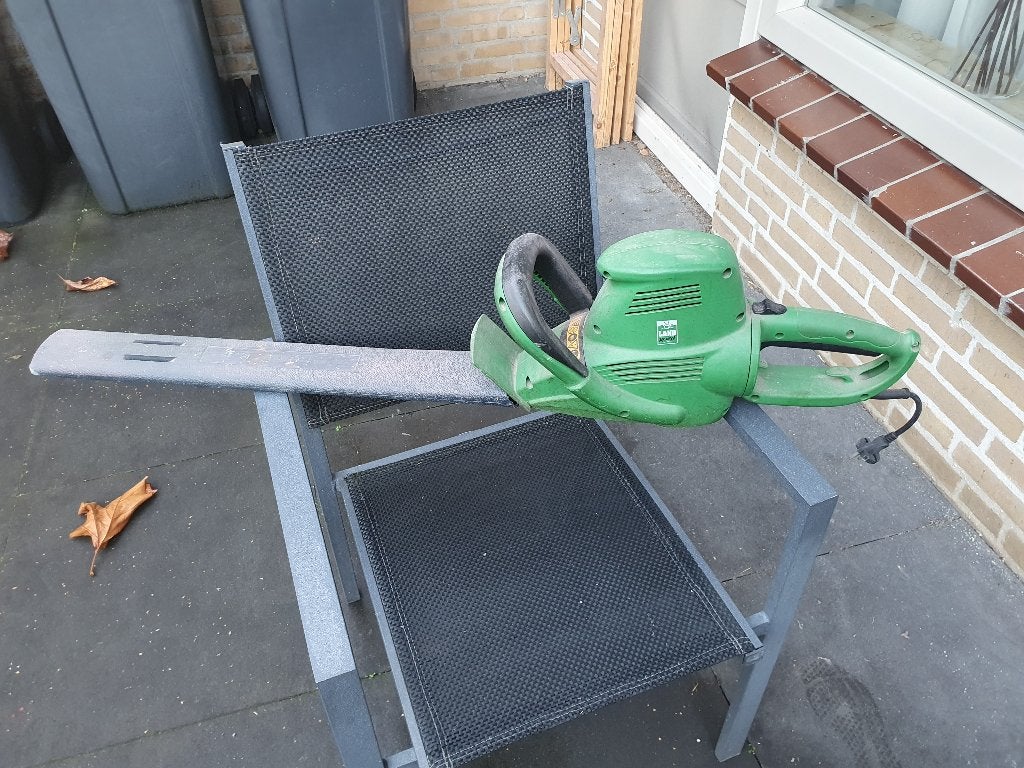Elektrische heggenschaar Landgoed – werkt goed!, Tuin en Terras, Ophalen, Gebruikt, Elektrisch, Landgoed
