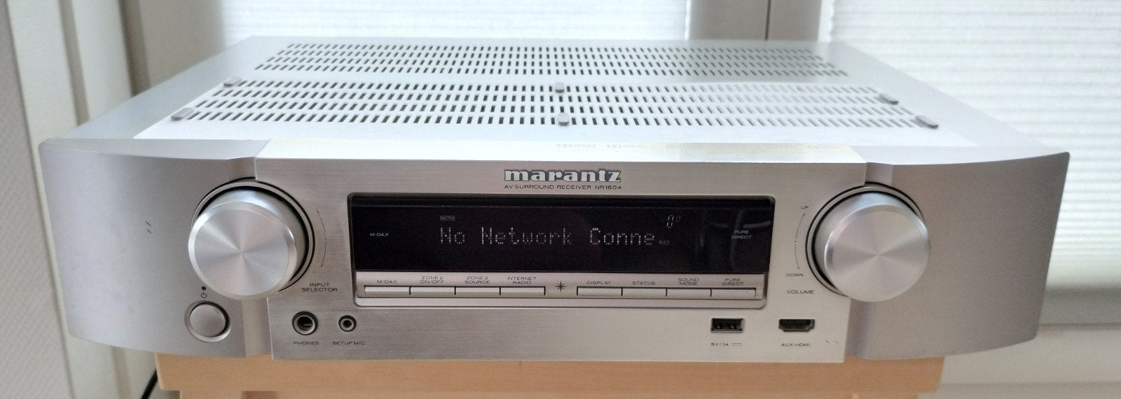 Marantz NR1604 reciever incl. afstandsbediening, Audio, Tv en Foto, Versterkers en Receivers, Ophalen of Verzenden, Gebruikt, Marantz