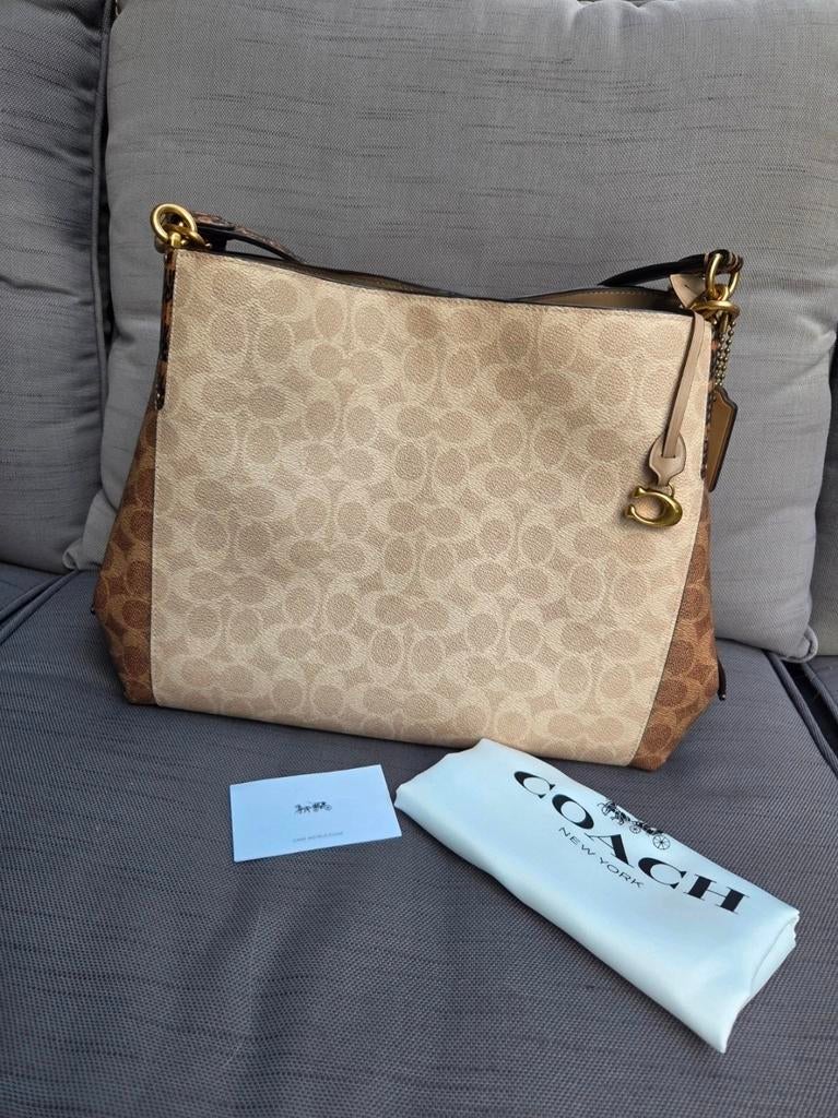 Coach Tote Bag 1992-89077, Ophalen of Verzenden, Zo goed als nieuw, Beige, Shopper