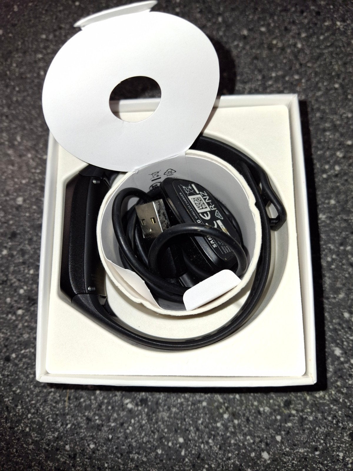 Samsung Galaxy Fit 2 Smartwatch Zwart met Oplader, Zwart, Nieuw, Ophalen of Verzenden, Samsung