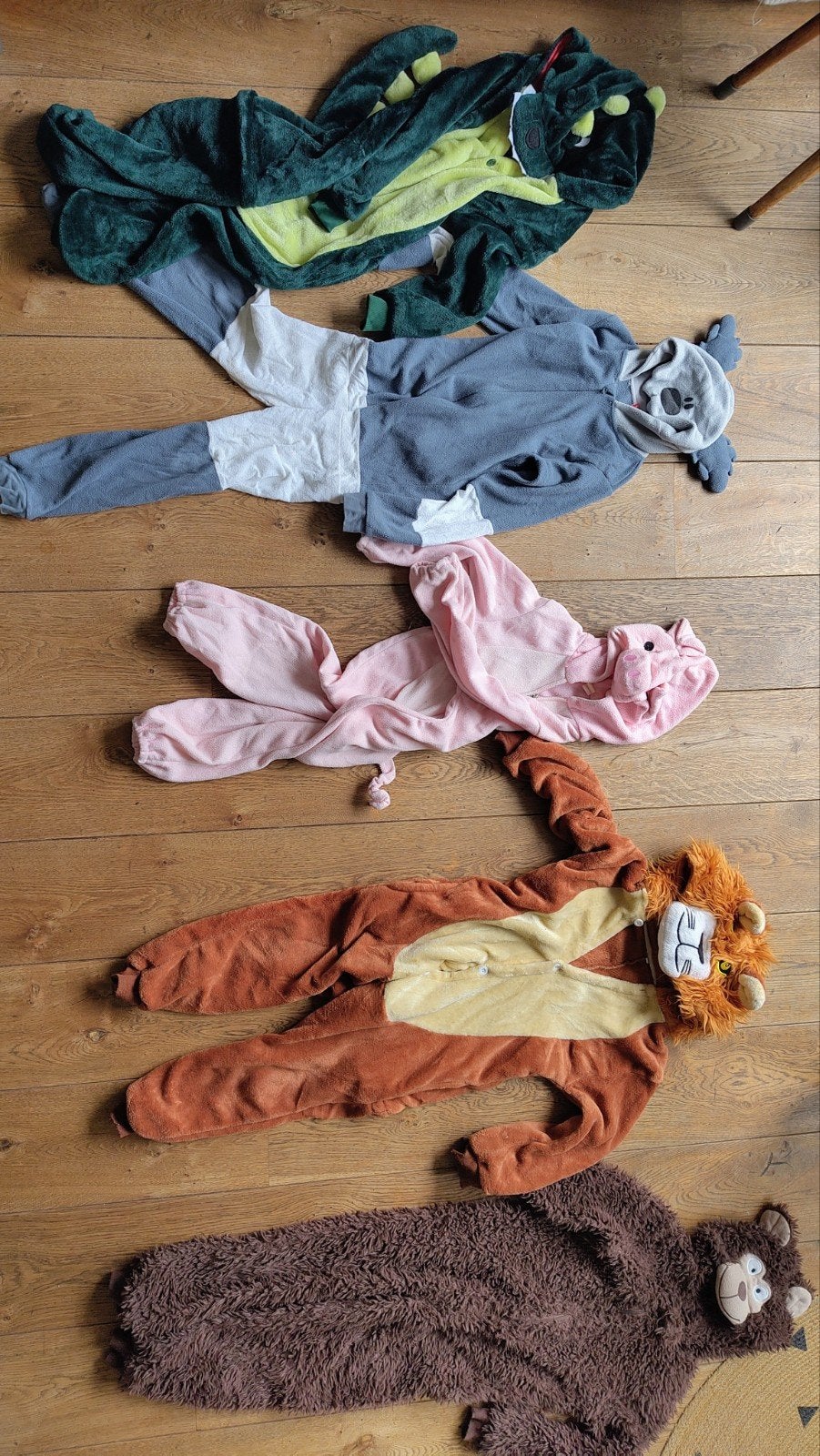 Onesie Verzameling Dieren, Ophalen