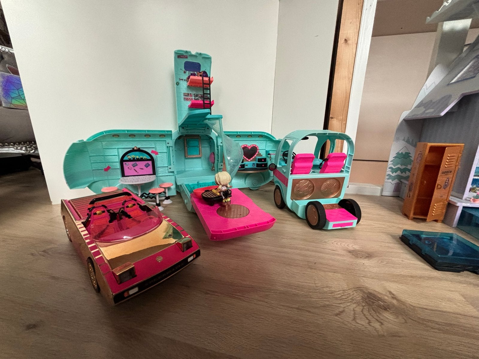 Grote L.O.L. Surprise! set: Huis, Camper, Auto en poppen, Ophalen of Verzenden, Gebruikt, Overige typen