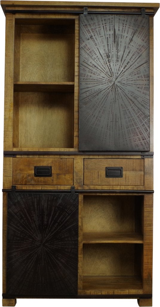 Stoer Bradley Kabinet 190 met 5 Lades - Industrieel Design, Overige houtsoorten, 5 laden of meer, Nieuw, 150 tot 200 cm