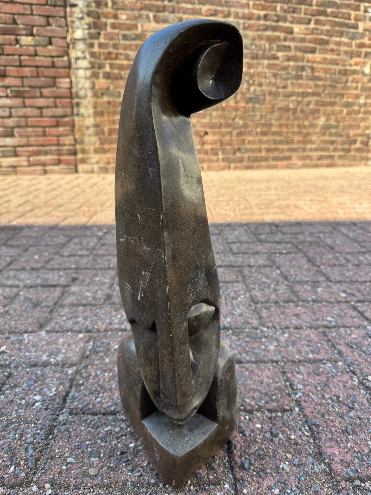 Stenen beeld, Ophalen, Gebruikt