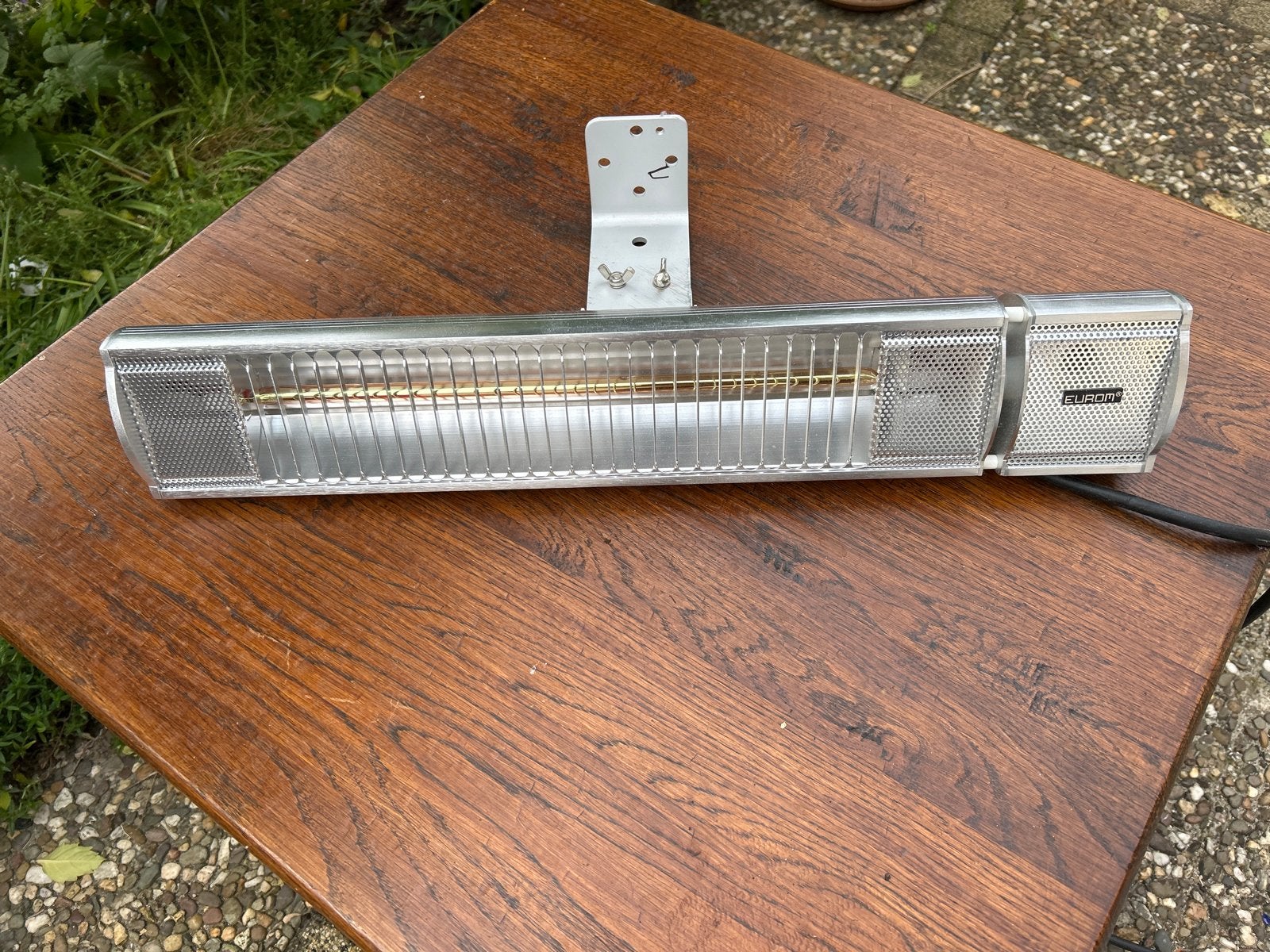 Eurom Terrasverwarmer - Elektrisch, Wandmontage, Ophalen of Verzenden, Gebruikt, Elektrisch, Wand