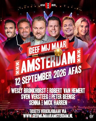 2 staanplaatsen voor Geef mij maar Amsterdam voor 12-9, Twee personen, September