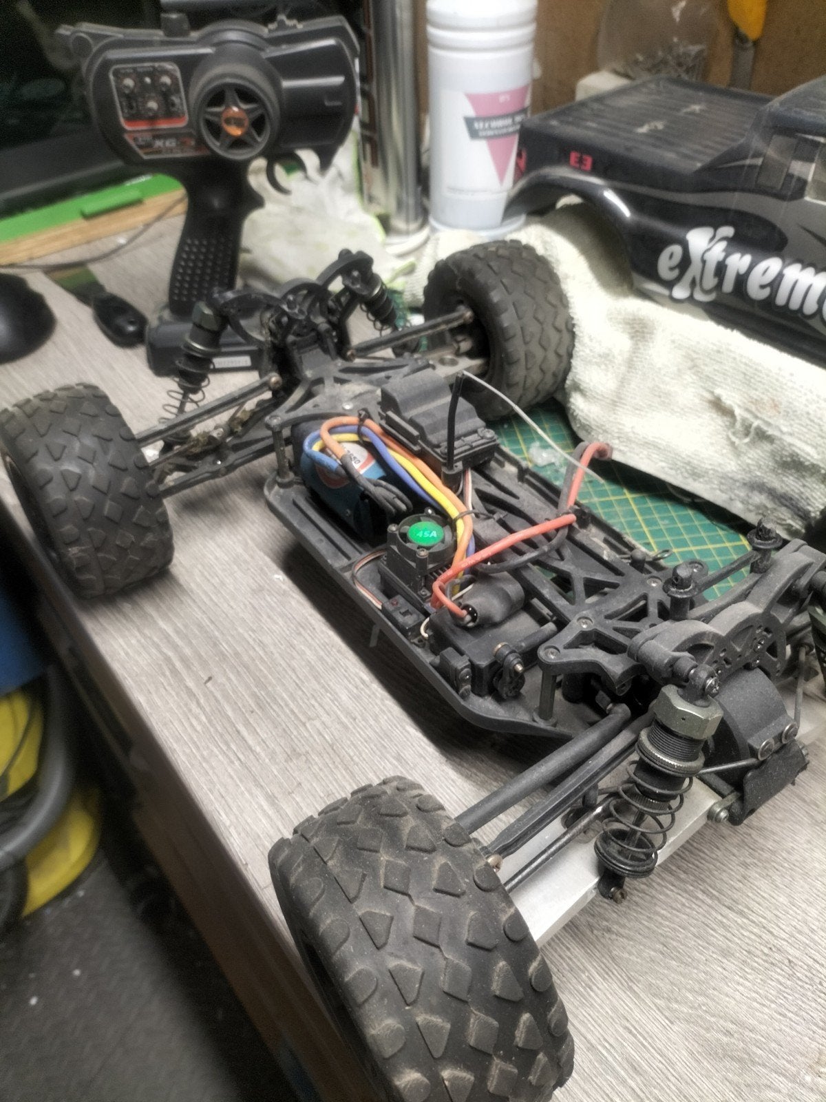 RC Monster Truck - Extreme (Gebruikt), Elektro, Gebruikt, Auto offroad, Ophalen of Verzenden