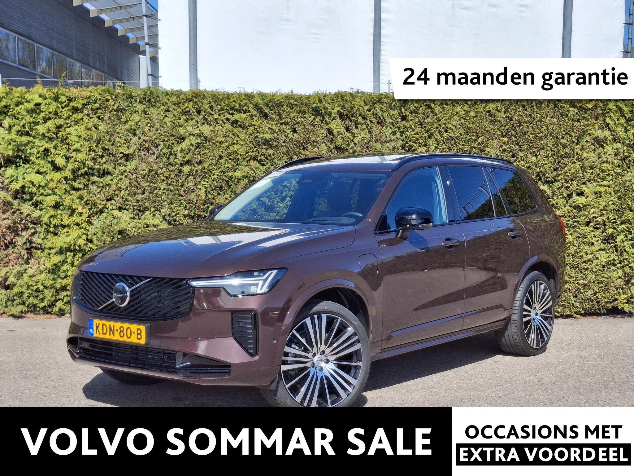 Volvo XC90 Ultra T8 Plug in Hybride 455 PK | Demo | Luchtver, 12 maanden, Zwart, 4 cilinders, Bedrijf