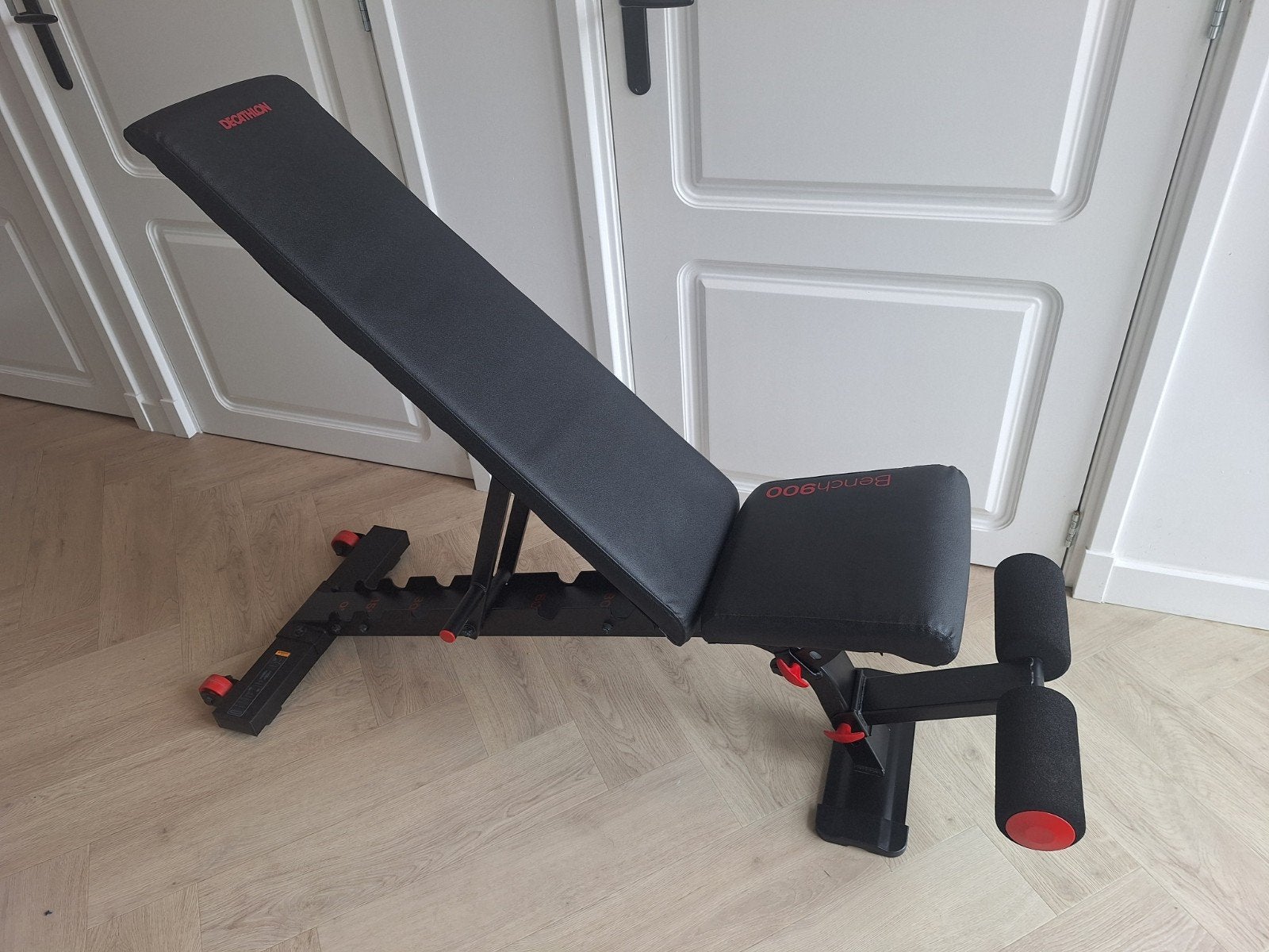 Fitnessbank bench900 in nieuwstaat, Ophalen, Zo goed als nieuw, Fitnessbank